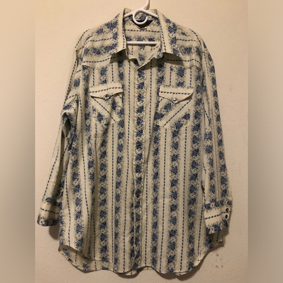 Vintage Sears Western Wear Size 2XL 18-18 1/2 - Picture 1 of 10